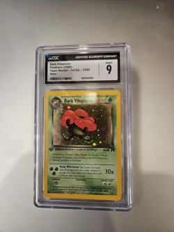 Pokemon TCG Dark Vileplume 1st Edition Holo Rare Card 13/82 - Image 1