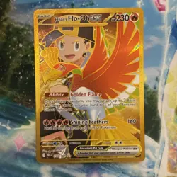 Pokemon TCG: Ethans Ho-oh EX 239/182 Destined Rivals Full Art Hyper Rare Gold NM - Image 1