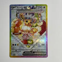 Pokemon Eevee EX Holo Promo SVP Scarlet & Violet 174 Coruscating Quartz 200 HP - Image 1