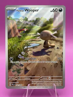 Pokemon TCG Paldean Wooper 102/094 Mega Evolution Illustration Rare Near Mint - Image 1