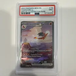 Pokemon Scarlet and Violet 151 Charizard Ex 2023 PSA 9 MINT - Image 1