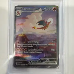 Pokemon Scarlet and Violet 151 Charizard Ex 2023 PSA 9 MINT - Image 2
