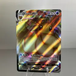 Pokemon TCG Eevee VMAX SWSH087 Holo Black Star Promo - Image 1