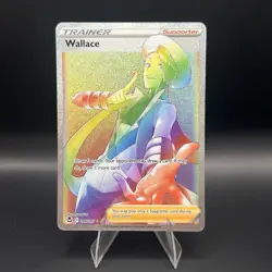 Wallace (Secret) 208/195 (NM) - SWSH12: Silver Tempest Rainbow Rare Pokemon TCG - Image 1