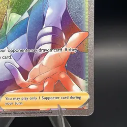 Wallace (Secret) 208/195 (NM) - SWSH12: Silver Tempest Rainbow Rare Pokemon TCG - Image 4