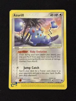 Azurill #31/100 - Pokemon TCG - EX Sandstorm - Uncommon - MP - Image 1