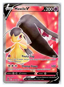 Pokemon TCG - Mawile V (Full Art) - SWSH12: Silver Tempest 178/195 Ultra Rare Ho - Image 1