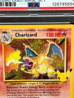 PSA 9 Mint 2021 Pokemon Celebrations Classic Collection Charizard #4 Base Set EN - Image 2