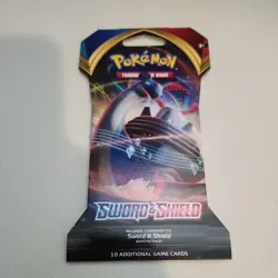 Sword and Shield Base Booster Pack Sleeved - 1x NEW English Sealed Pokemon 2020 - Image 1