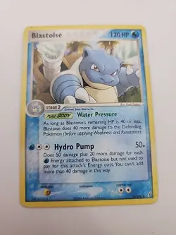 Pokemon Ex Crystal Guardians Blastoise Rare (14/100) NM - Image 1
