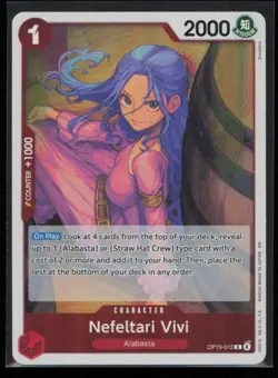 Nefeltari Vivi OP13-012 One Piece Carrying On His Will Rare Near Mint - Image 1