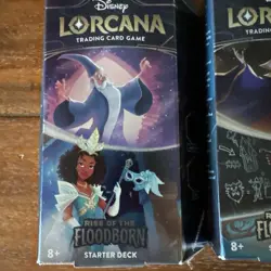 Lorcana Rise of the Floodborn Starter Deck Set of 2 - Brand New + Sealed Disney - Image 2