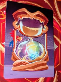 Disney Lorcana TCG Art Card Reign Of Jafar Puzzle Hourglass - Image 1