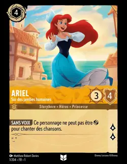 0,20 € la carte Disney Lorcana FR 🇫🇷 Premier Chapitre 1 Un (2023) AU CHOIX - Image 2
