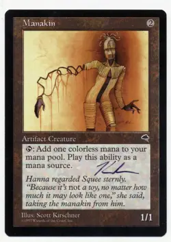 MTG Artist Proof Manakin Tempest Signed Magic The Gathering AP - Image 1