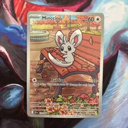 🔥Pokemon Minccino Illustration Rare SV: Black Bolt 152/086 Pokemon TCG NM+🔥 - Image 1