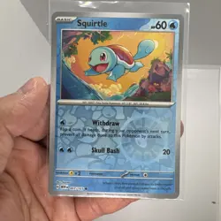 • Squirtle • 007/165 Scarlet & Violet 151 Reverse Holo Pokemon TCG NM - Image 1
