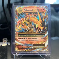 Mega M Charizard EX 13/108 Evolutions Holo / 2016 Pokemon Card - Image 1