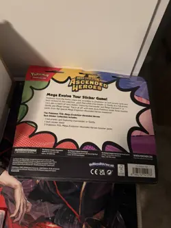 Pokemon Mega Evolution Ascended Heroes Tech Sticker Collection Lot of 2 NEW - Image 3