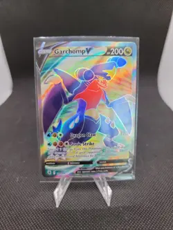 Garchomp V (Full Art) - 178/189 Ultra Rare Astral Radiance NM Pokemon TCG - Image 1