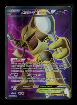 Alakazam EX 117/127 XY Fates Collide 2016 Full Art Holo Pokemon Card TCG - Image 1