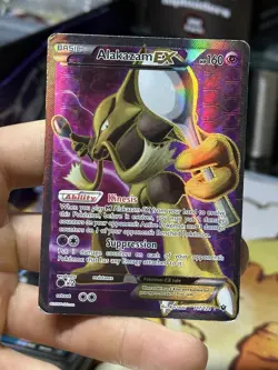Alakazam EX 117/127 XY Fates Collide 2016 Full Art Holo Pokemon Card TCG - Image 3