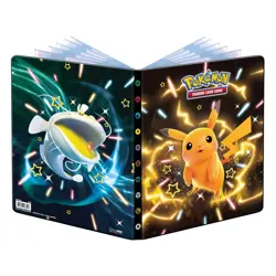 Ultra Pro Pokemon TCG Paldean Fates Shiny Pikachu & Dondozo 9-Pocket Portfolio - Image 1
