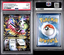 2015 Pokemon XY Primal Clash Mega Gardevoir EX Full Art #156 PSA 9 - Image 3