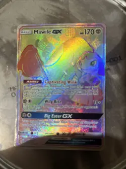 Mawile GX 245/236 (NM) - SM Unified Minds - Rainbow Secret Rare Pokemon TCG - Image 1