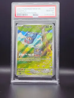 PSA 10 2023 POKEMON MEW EN ILLUSTRATION RARE #178 TANGELA - Image 1