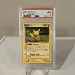 DITTO (PIKACHU) Delta Species #63 2005 Pokemon EX PSA 9 MINT - Image 1