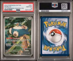 Pokemon Center Stamp Promo Snorlax 151 ETB SVP EN 051 PSA 10 Gem Mint - Image 3