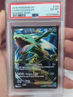 Pokemon TCG Rayquaza EX Full Art Ultra Rare Roaring Skies Graded 6 - Image 5