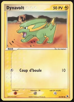 Carte Pokemon Dynavolt 52/109 Rubis & Saphir Francais - Image 1