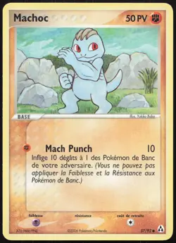 Carte Pokemon Machoc 57/92 Createurs de legendes Francais - Image 1