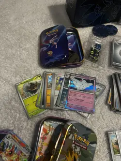 Pokemon TCG Bundle – Phantasmal Flames ETB + Kanto & Prismatic Mini Tins + EX - Image 4