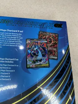 Pokemon Mega Charizard X ex Ultra Premium Collection Box Sealed New UPC - Image 4