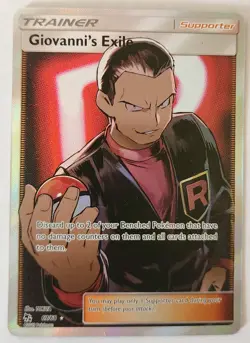 Giovanni's Exile 67/68 | Hidden Fates | Full Art | Pokemon TCG - Image 1