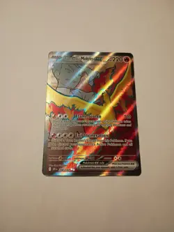 Pokemon Destined Rivals Team Rocket's Moltres EX UR FULL ART ENG 208/182 NM - Image 2