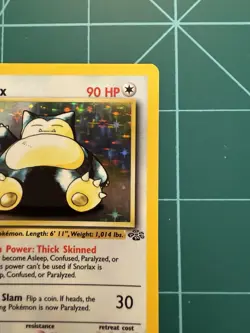 FIRST EDITION Snorlax HOLO 11/64 Pokemon Base Set - Image 4