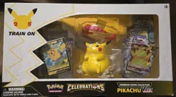 Pokemon TCG 25 Celebrations Premium Figure Collection Pikachu VMAX Box TEAR 820650809408 - Image 1