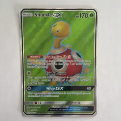 Pokemon TCG Shuckle GX 195/214 SM Lost Thunder Full Art Ultra Rare Holo English - Image 1