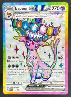 2025 Pokemon S&V Black Star Promos Espeon ex #175 - Image 1