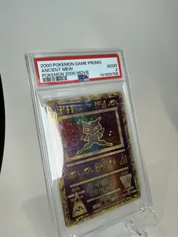 2000 Pokemon Ancient Mew 1 Movie Promo Holo PSA Graded Wizards of the Coast - Image 1