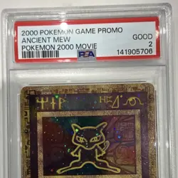2000 Pokemon Ancient Mew 1 Movie Promo Holo PSA Graded Wizards of the Coast - Image 3