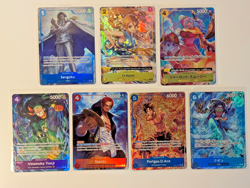 One Piece CCG TCG Alt Art Bundle - NM+ Portgas D. Ace OP08-052, O-Nami OP06-101 - Image 1