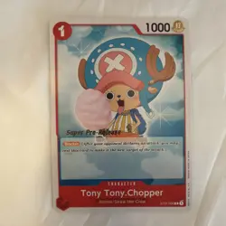 One Piece Card Game - Tony Tony Chopper ST01-006 - Super Pre-Release Stamped - Image 1