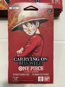 One Piece OP-13 CARRYING ON HIS WILL Sleeved Booster Pack - Heavy - 37.3g 🔥 - Image 3