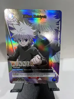 Killua Zoldyck Winner Foil - UEPR /HTR-1-018 NM - Union Arena - Image 1
