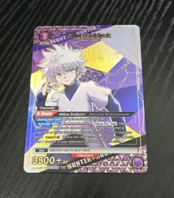 Killua Zoldyck (R*) UNION ARENA HXH HTR-2-059 Parallel ENGLISH - Image 1